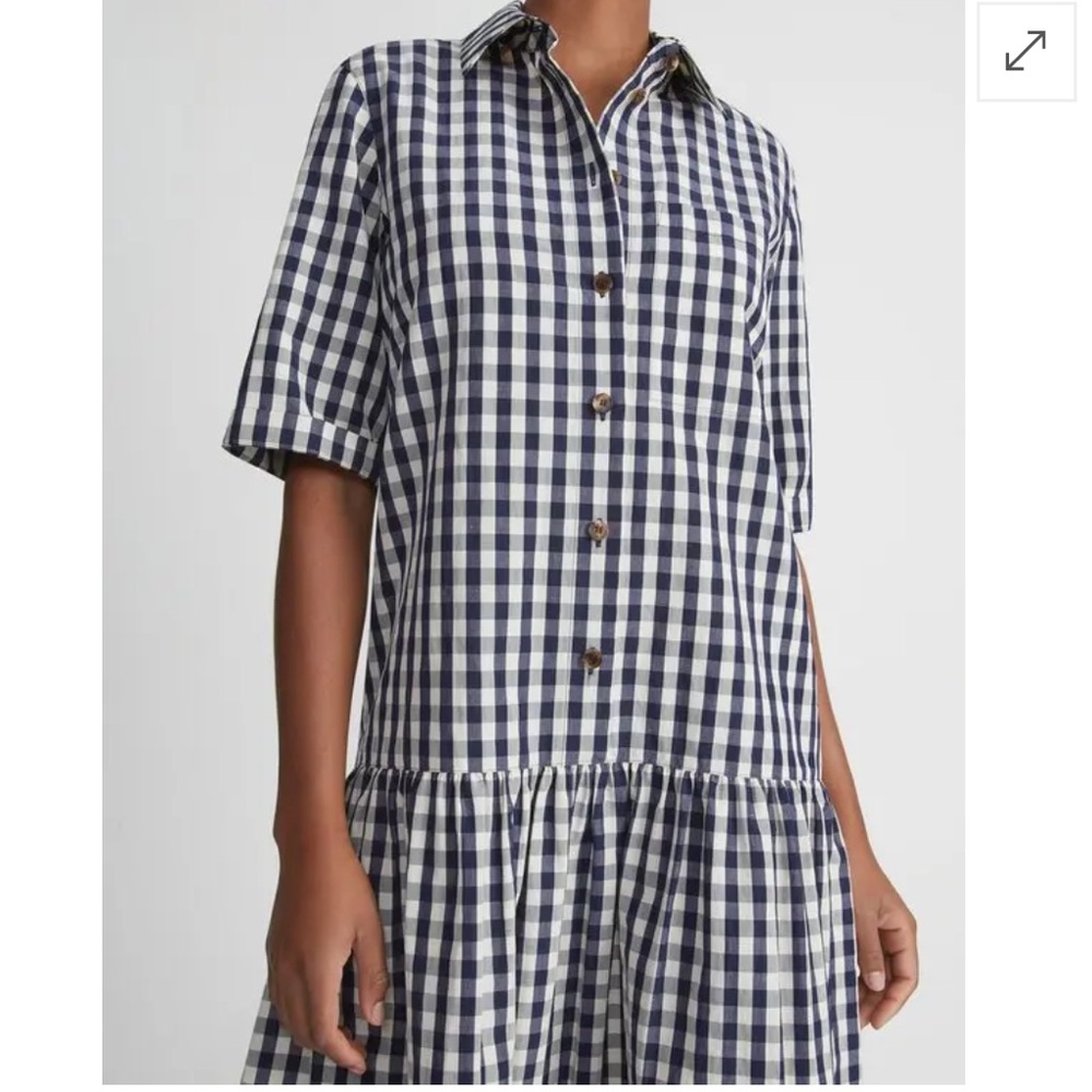 Lafayette 148 New York Womens Troy Dress, navy, size S, perfect condition - Picture 3 of 6